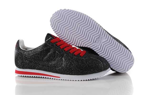 Nike Cortez 2013 Chaussures Femme Original Cortez Nike Pas Cher Blight Black